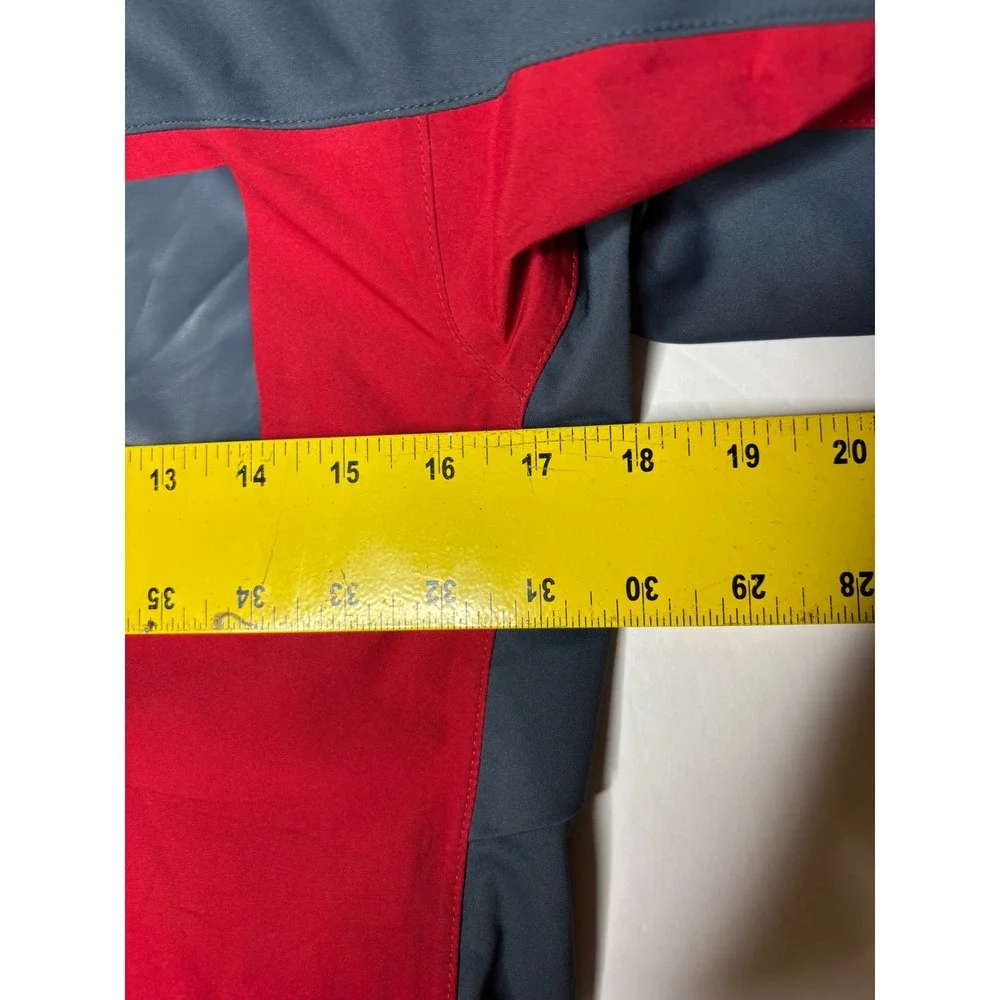 Fox Racing Attack‎ Water Jacket Mens Small Red Charcoal MTB Cycling Shell 21960